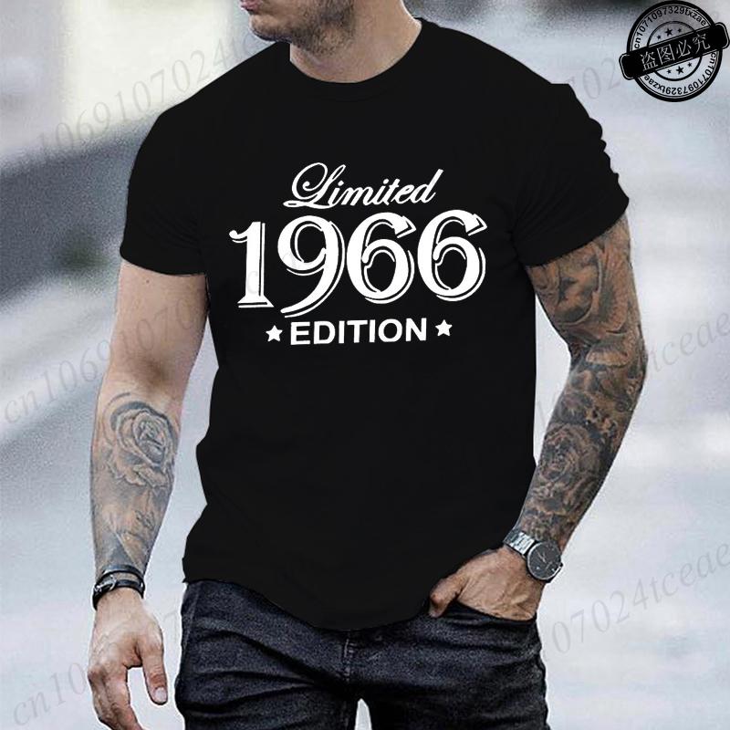 Made In 1966 Mens Short Sleeved TShirts Limited Edition 1966 Design Printed Mens Women Tshirt Summer Top Casual Clothing