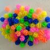 72 Pieces of Colorful Bicycle Spoke Beads, Vivid Plastic Beads, Plastic Clip-on Decorations for Bicycle Wheels, Bicycle Parts