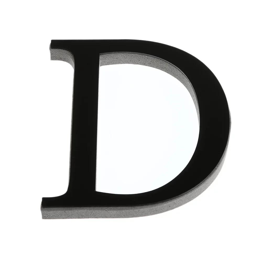 Pegatina de Pared de 26 Letras 3D DIY Espejo Acrílico Decalcomanías Decoración del Hogar Arte de Pared Mural para fiesta boda Navidad Arte de Pared Retro