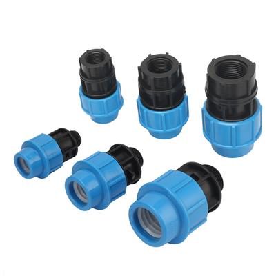5 ks vonkajší priemer 20/25/32 mm potrubná prípojka na 1/2" 3/4" 1" vnútorný/vonkajší závit PE rovné spojky vodovodné potrubné tvarovky
