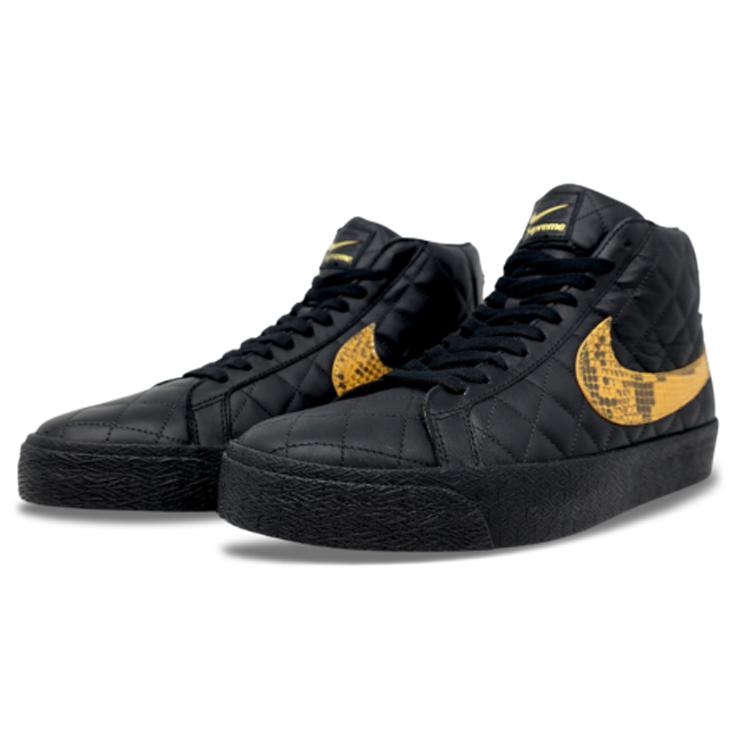New Nike Sb Blazer Mid Qs Supreme Black DV5078-001