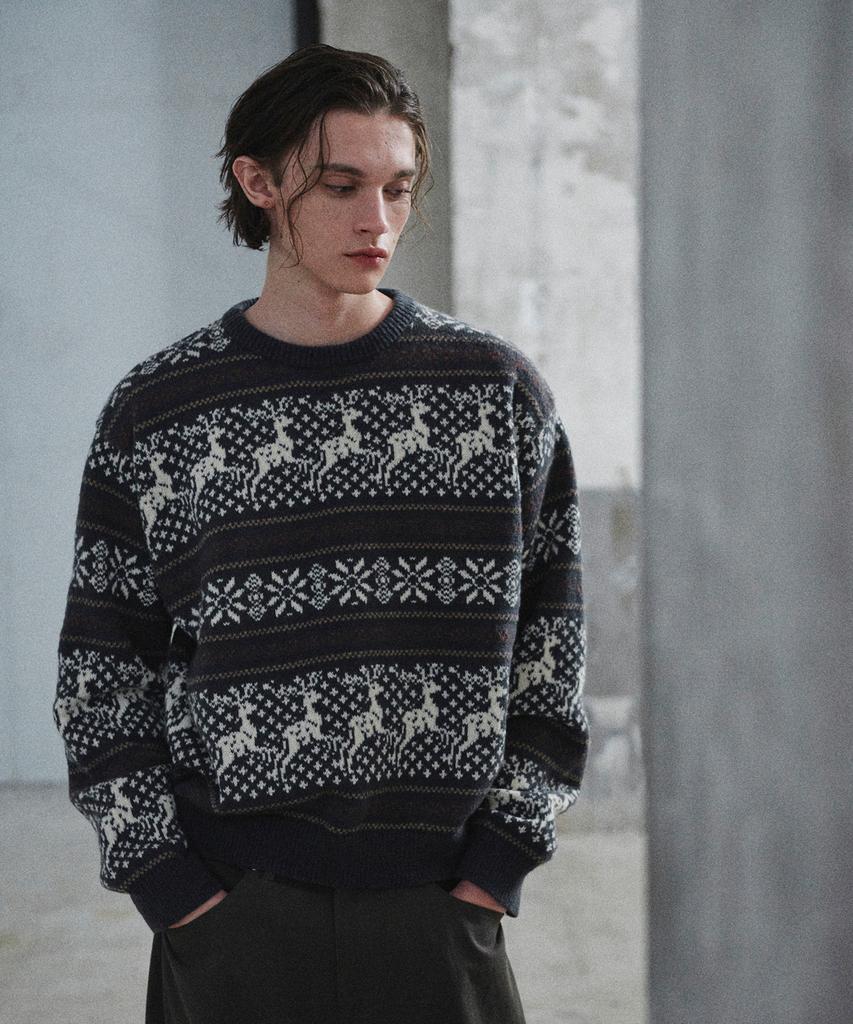 GLW Classic Nordic Knit Charcoal