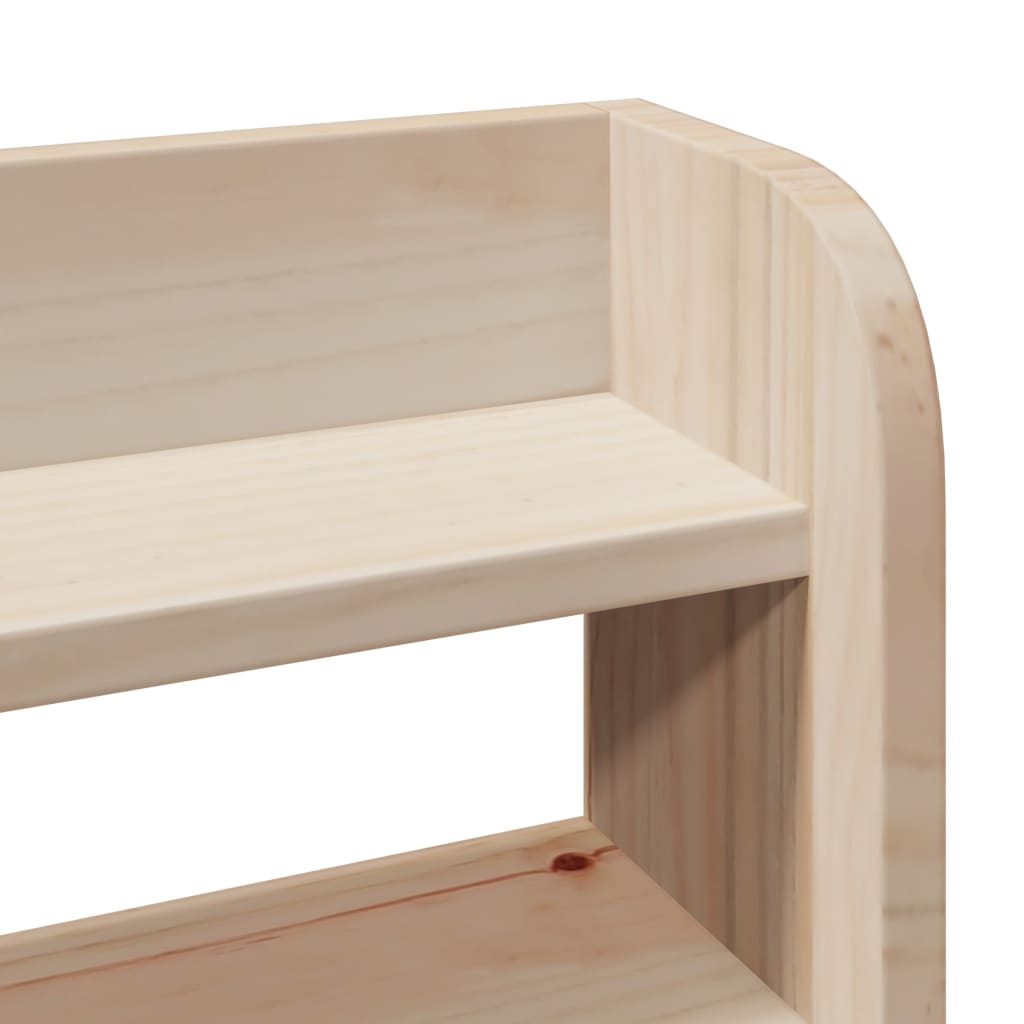 Solid Wood Bed with Headboard 150 X 200 Cm Pine