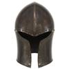 VidaXL Antique Medieval Knight Helmet for LARP Silver Steel
