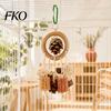 Parrot Biting Toy Chew Toy, Pine Cone Corn Cob Bird Rattan Ball Cage Accessories for Conure Foraging Parakeet Cockatiel Budgie