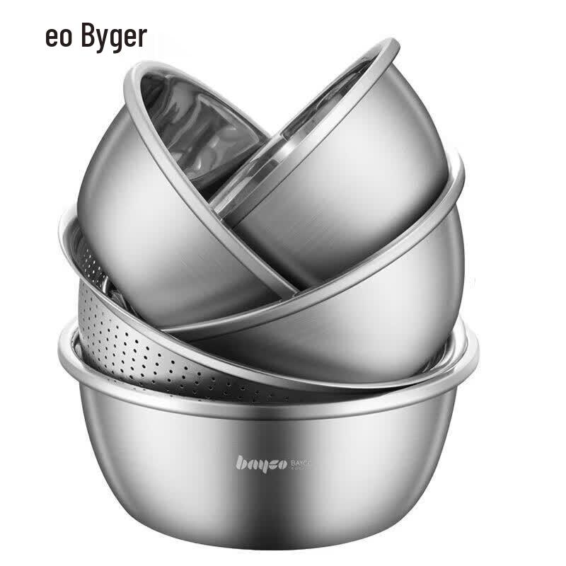 Bayco Stainless Steel Mixing Bowl Set