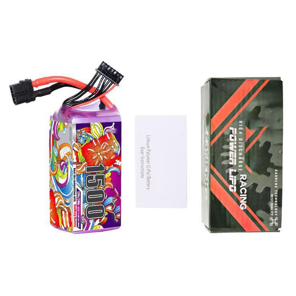 Rapid Charge 1500mAh 22.8V 120C High Voltages Battery Optimized For Stable Aerial Filming And Outdoor Photography