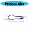 100Pcs Colorful Gourd Shape Safe Pin Sewing Accessory Knitting Marker Clip Safety Pin Metal Crochet Stitching Marker