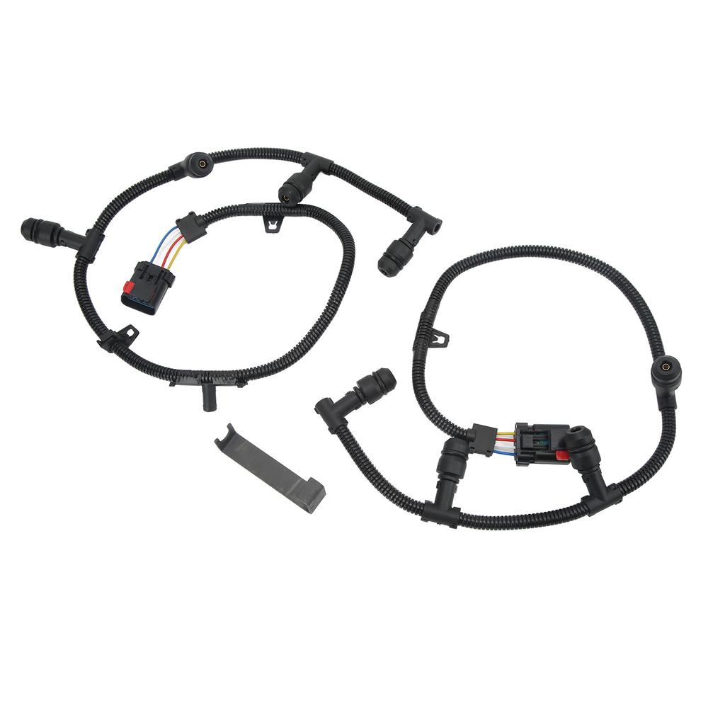2pcs Glow Plug Wiring Harness with Removal Tool 5C3Z12A690A Left Right Replacement for Ford F450