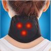 1Pcs Heating Neck Protection Massager Spontaneous Belt ( Color: Black)