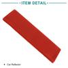 ACROPIX 2pcs Truck Car Adhesive Reflector No Hole Plastic Universal Red
