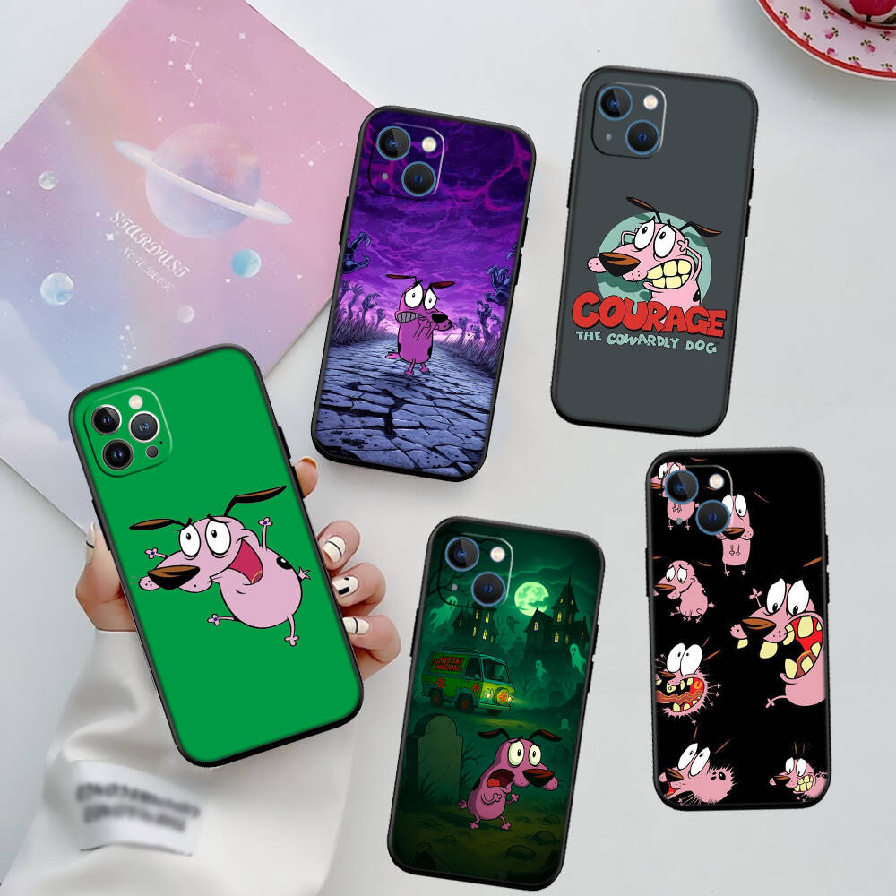 C-Courage C-Cowardly D-Dog New Phone Case for Redmi Note 8 9 10 11 11S 10C 10X 10A 10T 9A 9C 9T 9S 8T Pro Max Plus Prime