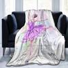 Eiffel Tower Flannel Throw Blanket Paris French Romantic Theme Blanket for Sofa Bed Car Travel Gift Lightweight Warm Super Soft