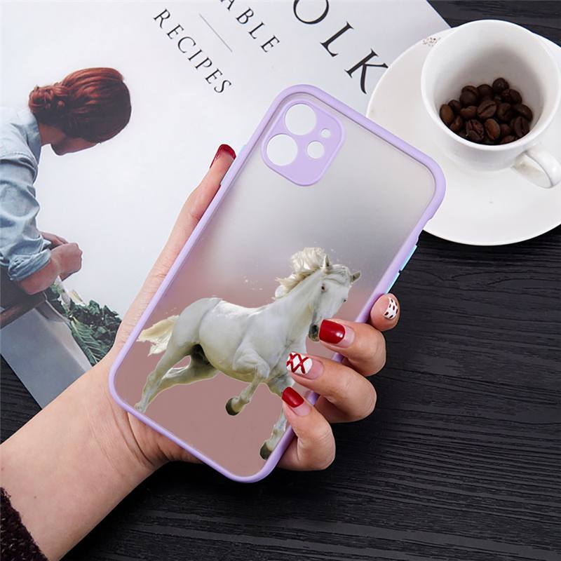 

Чехол для телефона Frederik The Great Beauty Horse, матовый прозрачный для iphone 7 8 11 12 plus mini x xs xr pro max iPhone11pro