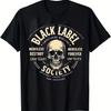 Unisexs Pure Cotton Summer Tees Black Label Society Skull All Season Cotton Single Sided Printed Crew Neck Short Sleeve TShirts