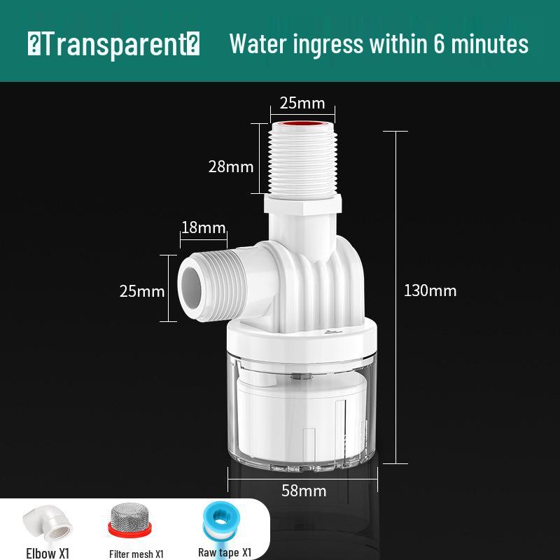 Automatic Water Level Control Valve for Tanks and Car Wash Systems