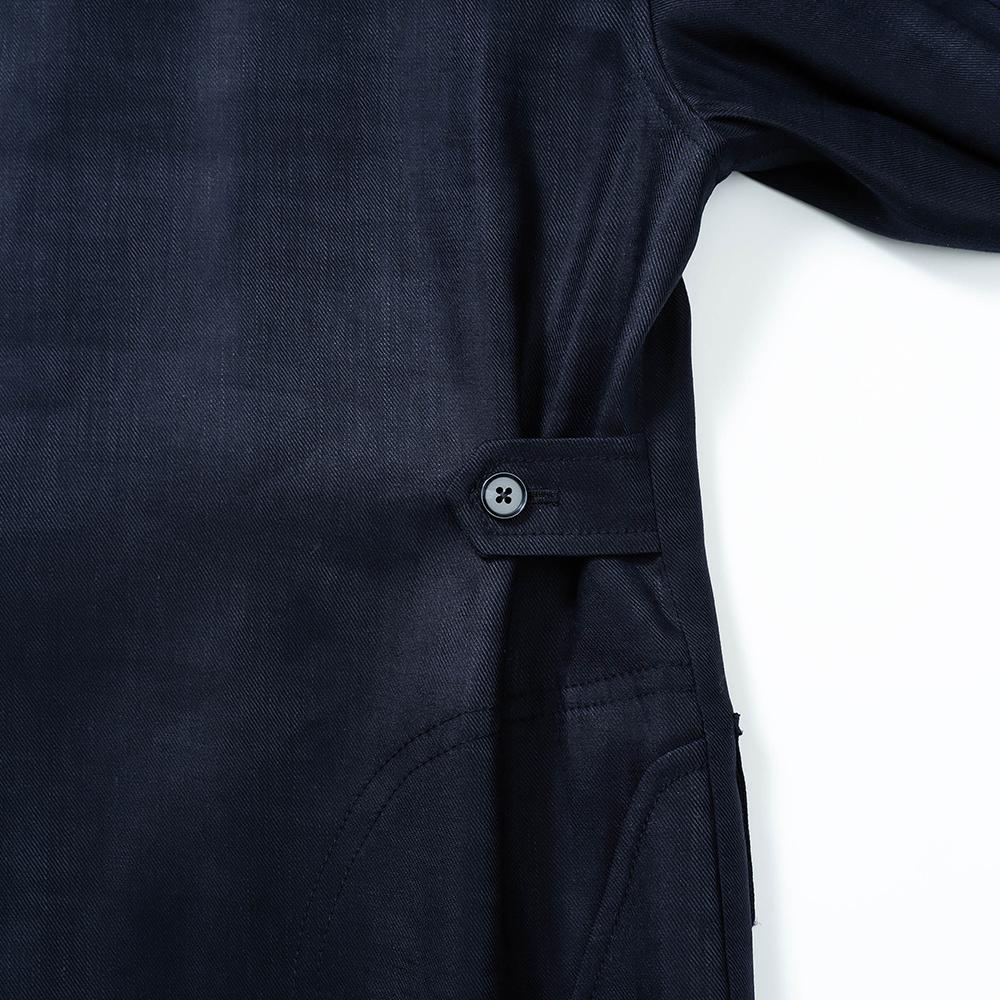 Edwardmax Linen & Cotton Utility City Jacket (Nv)
