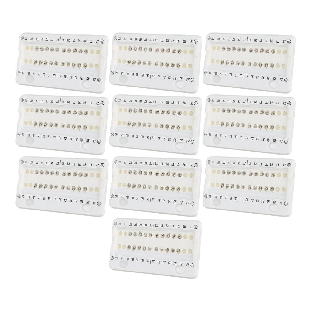 200pcs Teeth Brackets Braces 0.018inch Bondable 345 Hooks Tooth Roth Bracket for Clinic