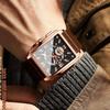 BINBOND 5663 B5663 Top Luxury Men Watches Business Top Brand Man Wristwatch Waterproof Luminous Date Week Quartz Men's Watch