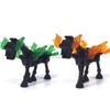 MOC Halloween Building Blocks Skeleton Army Knight Figures Flame Horse Medieval Vampire Furniture Assembly DIY Bricks Toys Gifts