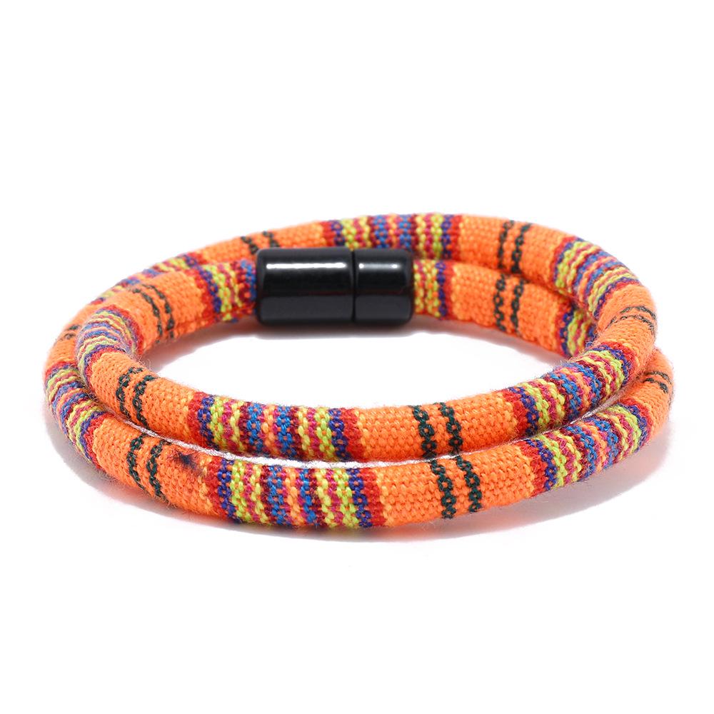 Bohemian Multi-Kleur Unisex Magnetische Wrap Armband