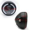 Szmsmy 6.5" Universal Retro Motorcycle LED Halo Headlight Cafe Racer Vintage Motorcycle LED Headlamp Bike Front Light