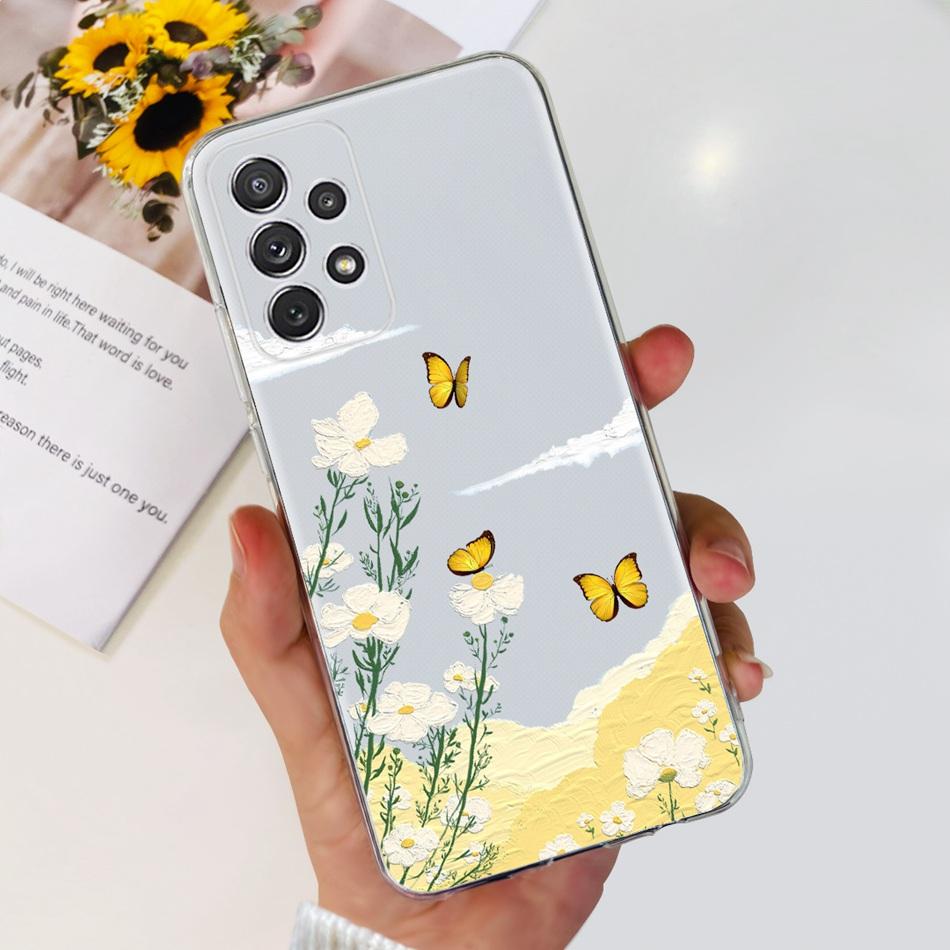 Stylish Soft Silicone Case For Samsung Galaxy A33 A53 A73 5G Clear TPU Phone Back Cover For Samsung A73 A53 A33 A336B A53B A736B
