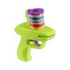 Popular Kids' Soft Bullet Toy Gun - Parent-Child Dual Battle, Outdoor Play, Continuous Fire, Flying Saucer Radish Design.