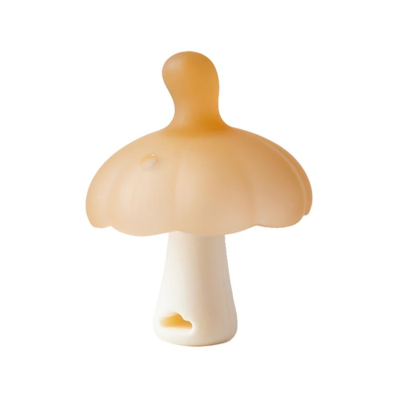 Infant Teeth Soother Silicone Teether Breast Like Shape Ergonomic Handle for Safe Chewing and Teeth Development