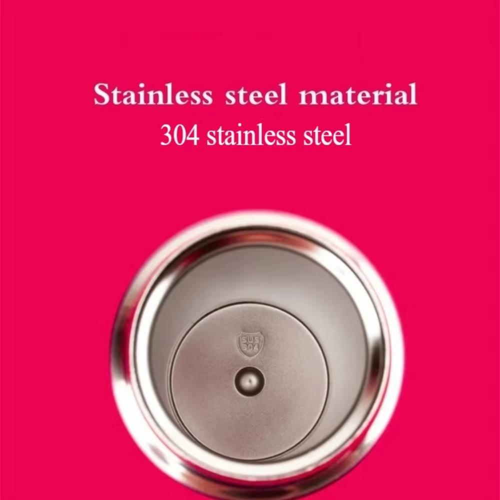 500ML Capacity Vacuum Flask Bouncing Cover Thermo Cup Drinkware Coffee Mug Milk Container