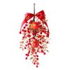 Facai Red Fruits Lucky Charm Gold&red Drop Ornaments Creative Hanging Pendent  Gift