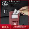 WDM2 2026 Hot Interior Stickers Car Sun Visor Card Bag Storage Clip Glasses Storage Accessories For Lexus F SPORT ES UX 300e GS GX IS