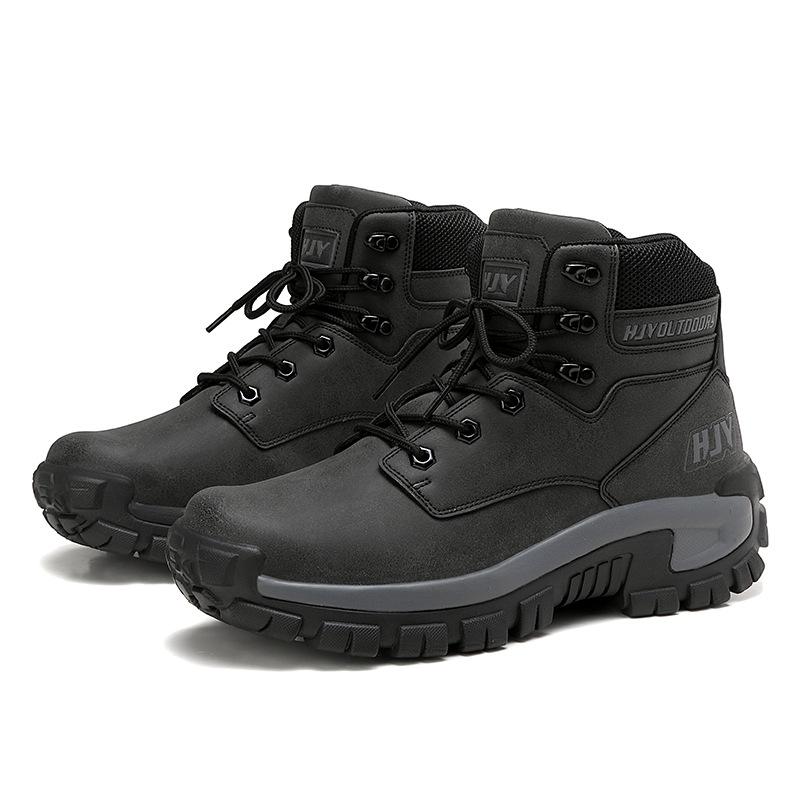 Large size outdoor hiking tactical boots training field training military boots mountaineering shoes sports wear-resistant men's boots
