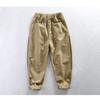 Japanischer Stil Cargohosen Herren Reine Baumwolle Elastischer Bund Lange Hosen Jugend Streetwear Baggy Herrenhosen Reine Baumwolle Freizeithosen