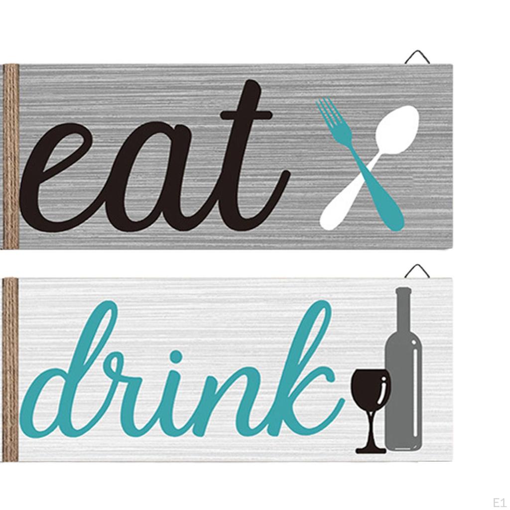 3 Pieces Decor Plaque Wall Hanging Ornament