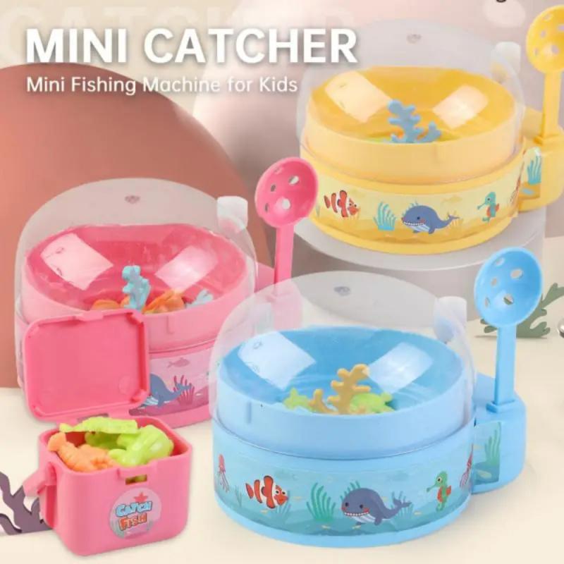 Creative Novelty Toys Mini Fish Catcher with Figures Sea Creature Fishing Water Catching Game Interactive Toys for Kids