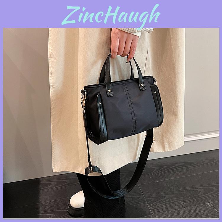 High Capacity Nylon Bag Women 2023 New Korean Style Autumn Winter Vintage Fashion Shoulder Bag Khaki