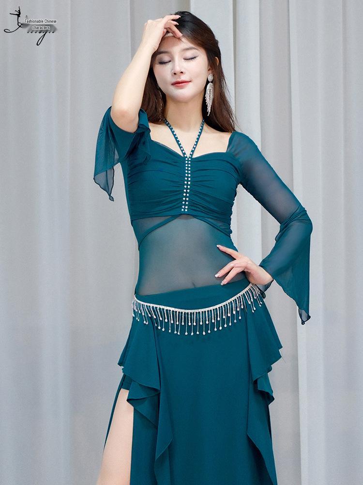 Huayu Dancewear Women's Sexy Belly Dance Practice Top for Beginners