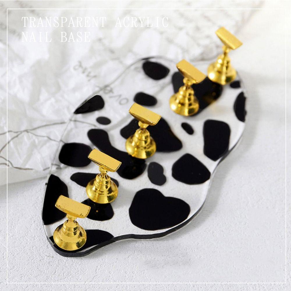 

New DIY Plastic Nail Tips Nail Art Display Stand Palette Tool Display Nail Polish Practice Tips