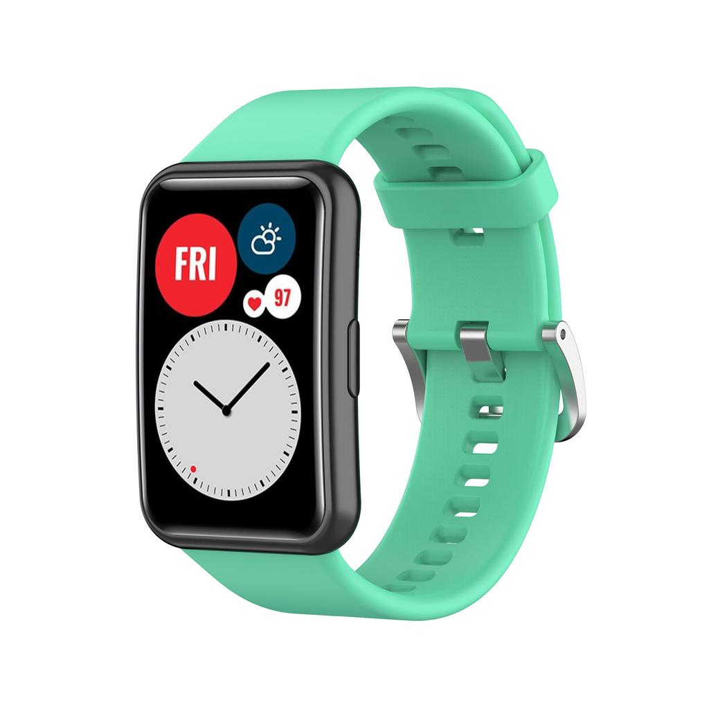 Silicone Sport Watch Band Strap Soft Breathable Wrist Band Replacement Compatible for HUAWEI Watch FIT
