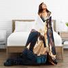 Tomb-Raider Lara Croft Blanket Cover Fleece Survival Video Game Warm Throw Blanket for Sofa Couch Quilt Multi-function