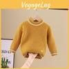 Childrens Knitwear Neck Sweaters Round Bottoming To Keep Warm Baby Half Turtleneck Sweaters