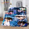 Detective Conan Cartoon Anime Soft Plush Blanket,Flannel Blanket Throw Blanket for Living Room Bedroom Bed Sofa Picnic Cover 3D