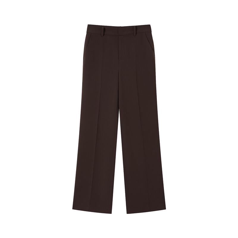 JUZUI Women's Business Casual Tri-Acetate Straight-Leg Ankle Pants