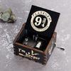 Wooden Antique Carved Hand Crank HP (Herry Pottter ) Platform Theme Music Box