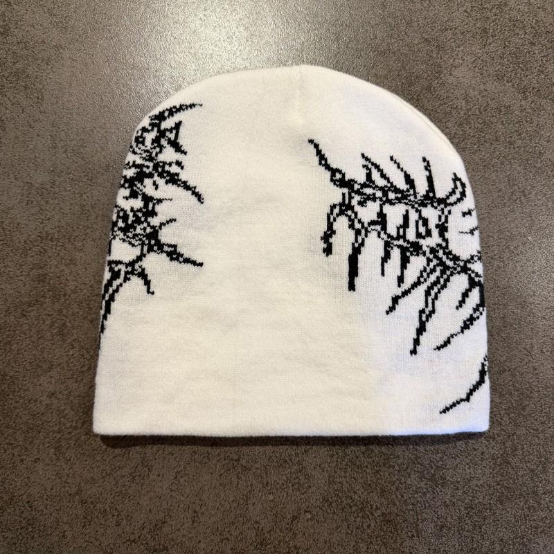 Ins Style Winter Knit Beanie Jacquard Couple Streetwear Hip Hop Hat Warm Cold Cap