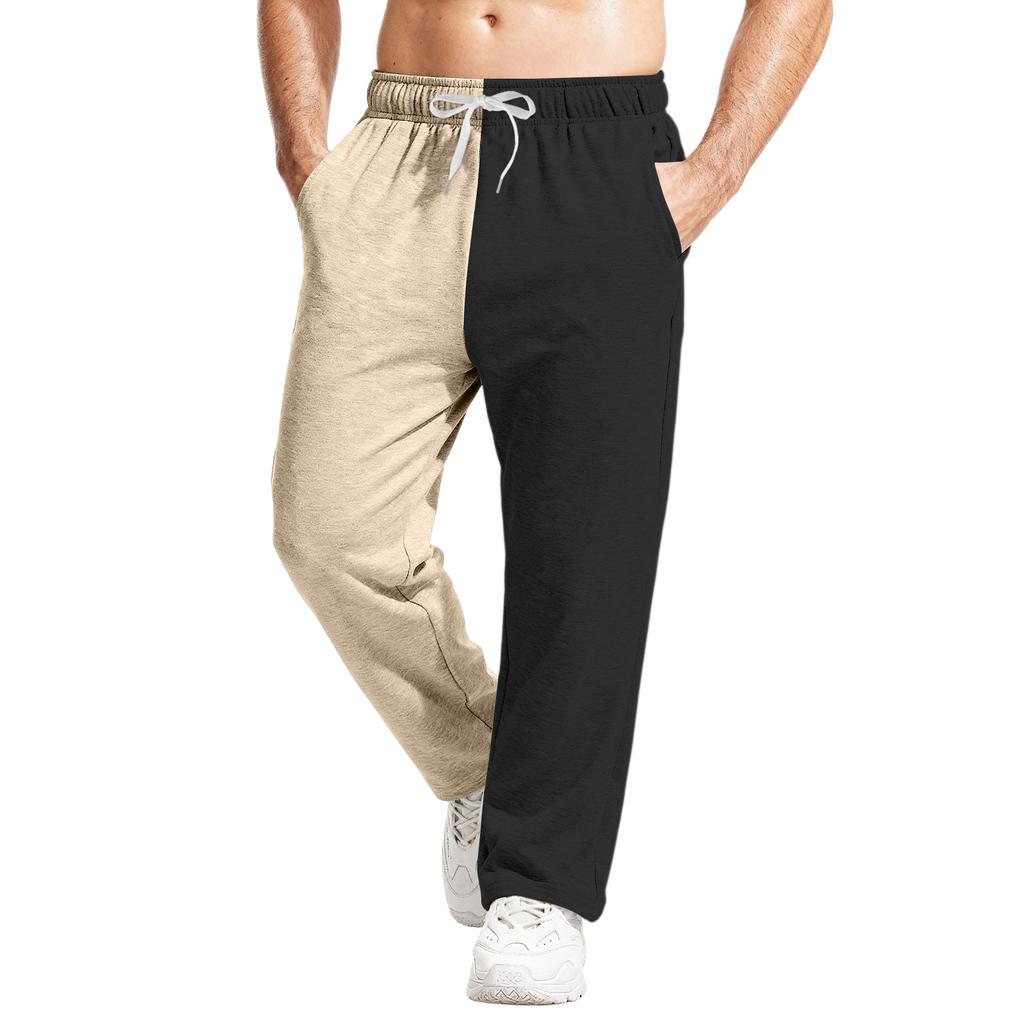 Men's Relaxed-Fit Casual Sweatpants With Stretch Waistband And Drawstring Yoga Pants