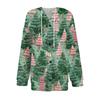 Women's Fashion Casual Long Sleeve Wool Knit Hoodie Button Cardigan