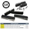 Slotted Hex Torx Black Adhesive Strip 1/4 Hexagonal Screwdriver Bits Set Head Electric Tool Accessory Set Amagi