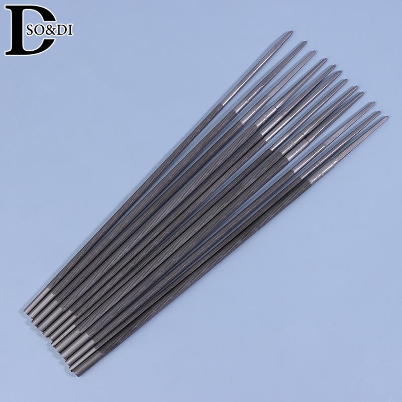 1Pcs Round Chainsaw Saw Chain Files Manual Tool Filing Kit Stainless Steel Chainsaw Chains Hand Sharpening Woodworking Tools